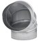 Imperial Mfg Imperial 7 in. D X 7 in. D Adjustable 90 deg Galvanized Steel Furnace Pipe Elbow GV1329-C - alternate 4